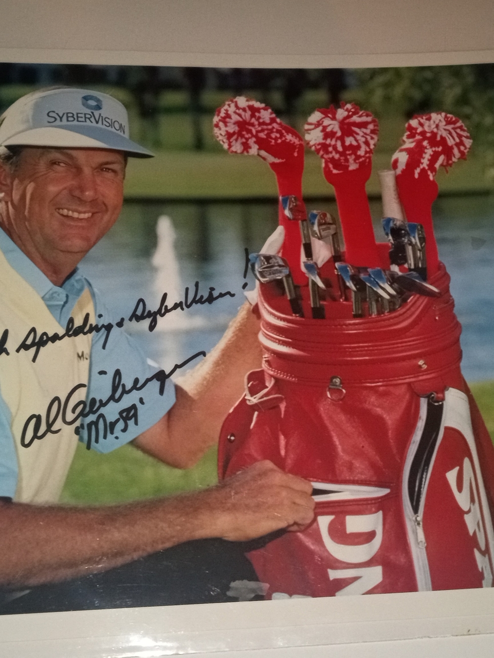autographed Al Geiberger "Mr. 59" photo